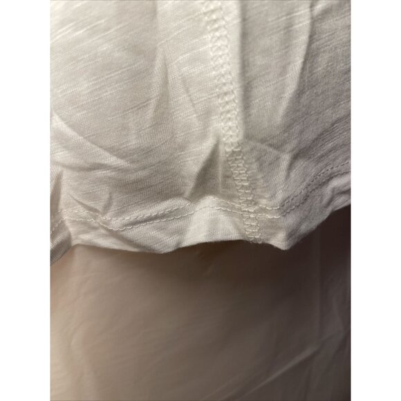 Social Standard By Sanctuary Dylan Scoop Tee White Long Sleeve XL Women 100% Cot - Picture 9 of 16